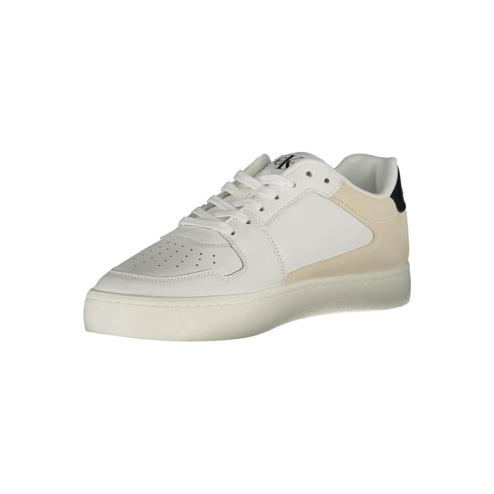 Calvin Klein White Polyester Sneaker Calvin Klein