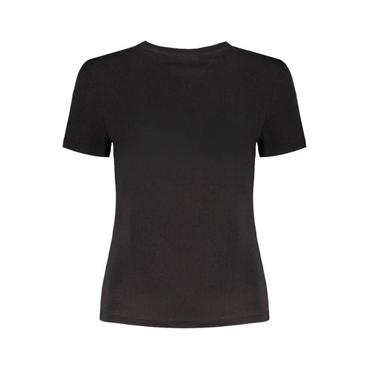 Tommy Hilfiger Black Cotton Tops & T-Shirt Tommy Hilfiger