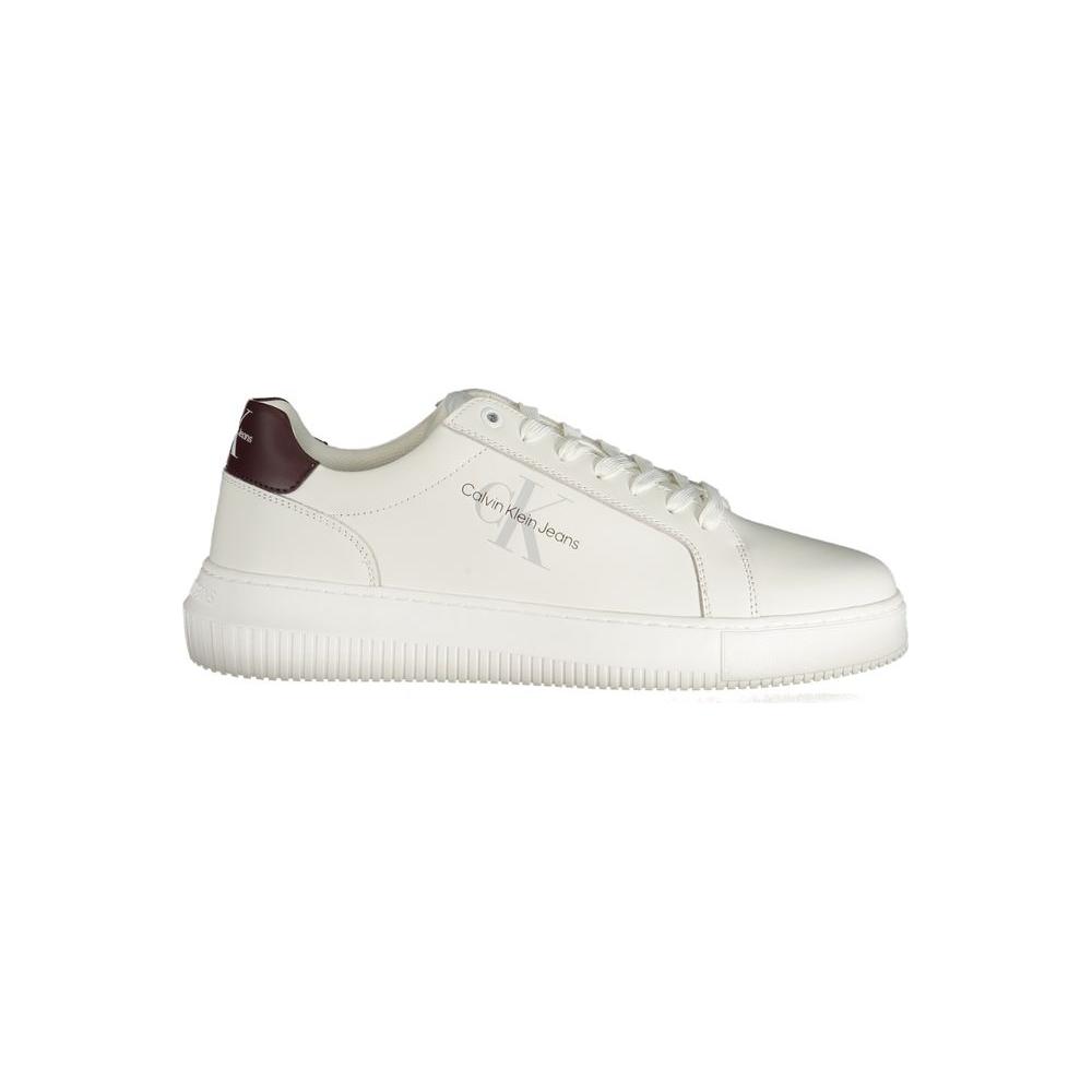 Calvin Klein White Polyester Sneaker Calvin Klein