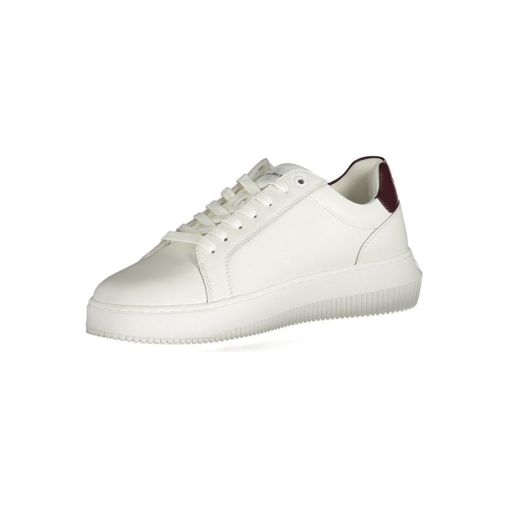 Calvin Klein White Polyester Sneaker Calvin Klein