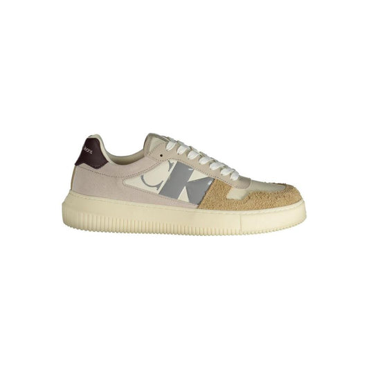 Calvin Klein Beige Polyester Sneaker Calvin Klein