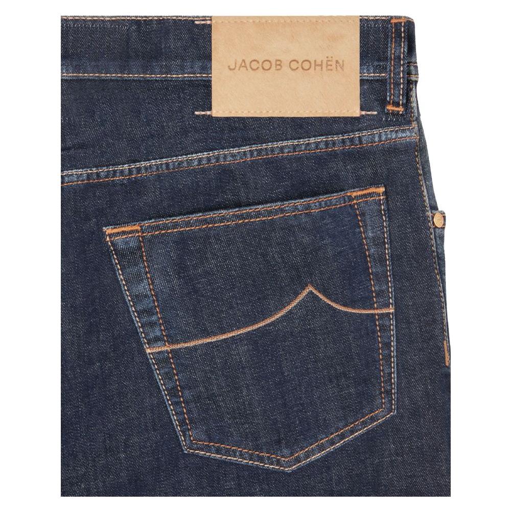 Jacob Cohen Blue Cotton Jeans & Pant Jacob Cohen