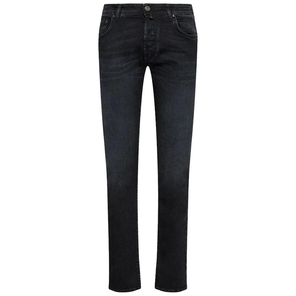 Jacob Cohen Black Cotton Jeans & Pant Jacob Cohen