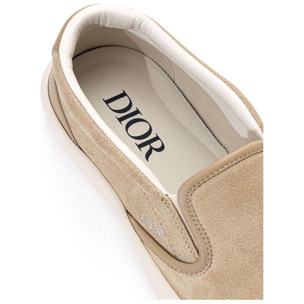 Dior Beige Leather Men Sneakers Dior