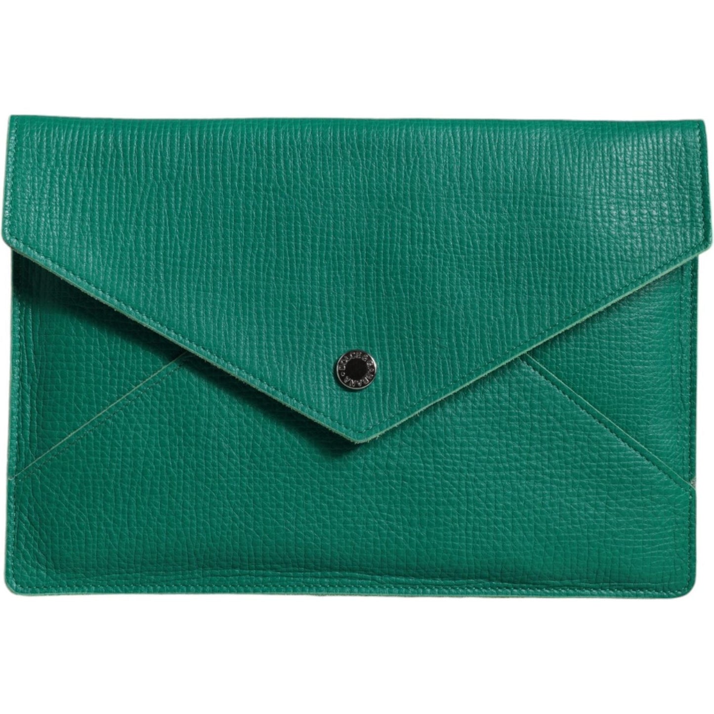 Dolce & Gabbana Green Leather Handbag Clutch Mini Purse Pouch Tablet Case Dolce & Gabbana