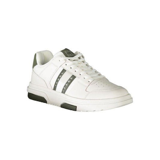 Tommy Hilfiger White Polyethylene Men Sneaker Tommy Hilfiger