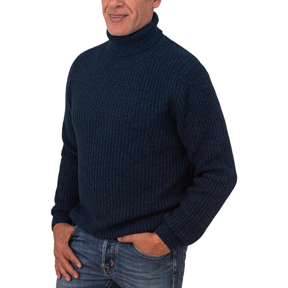 Gran Sasso Blue Wool Sweater Gran Sasso