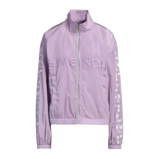 Givenchy Purple Nylon Jackets & Coat Givenchy