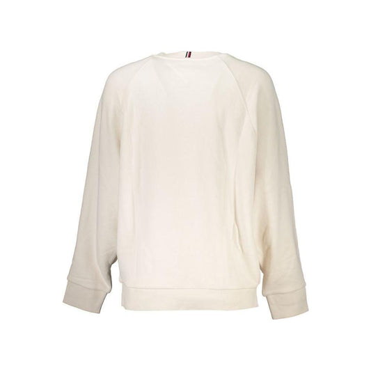 Tommy Hilfiger Beige Cotton Sweater Tommy Hilfiger