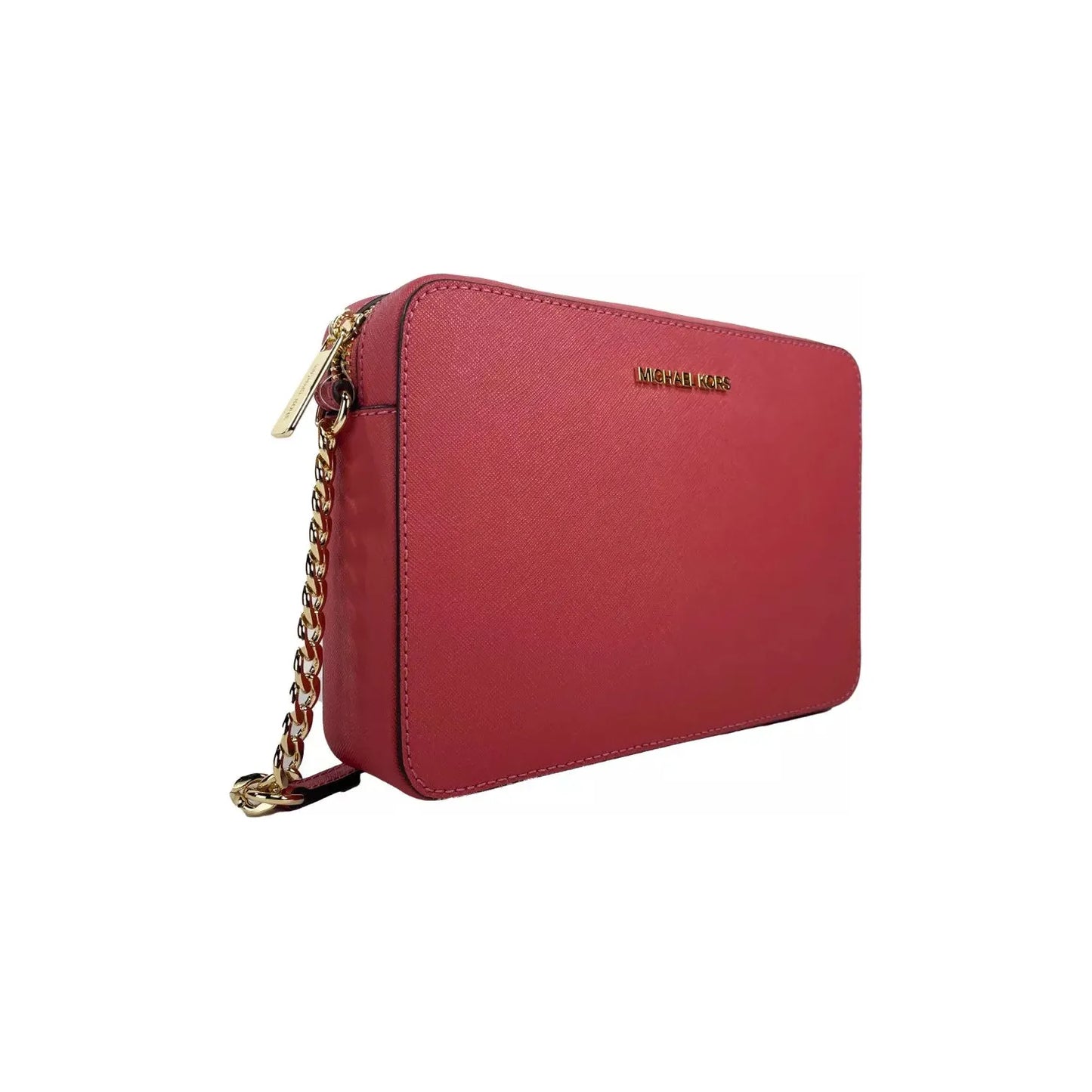 Michael Kors Jet Set Large East West Leather Crossbody Bag Light Berry Sorbet Michael Kors