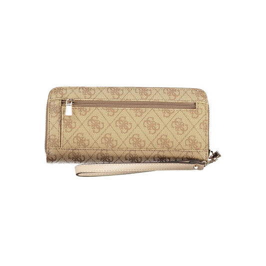 Guess Jeans Beige Polyethylene Wallet Guess Jeans