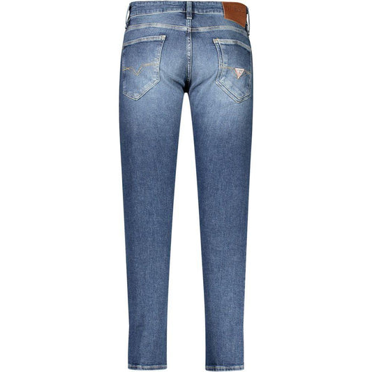 Guess Jeans Blue Cotton Jeans & Pant Guess Jeans