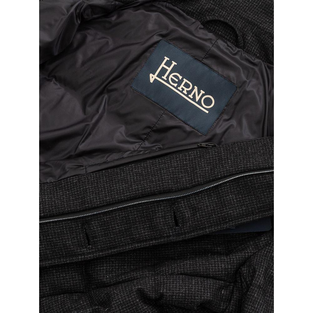 Herno Black Wool Jacket Herno