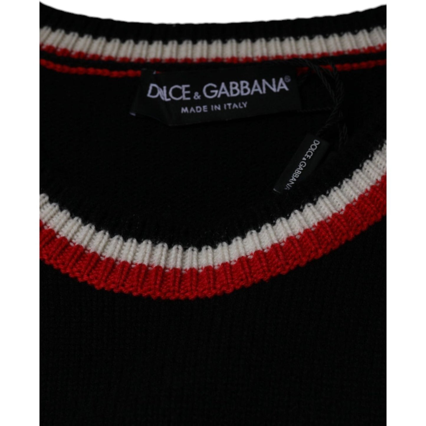 Dolce & Gabbana Black Cashmere Pig of the Year Pullover Sweater Dolce & Gabbana