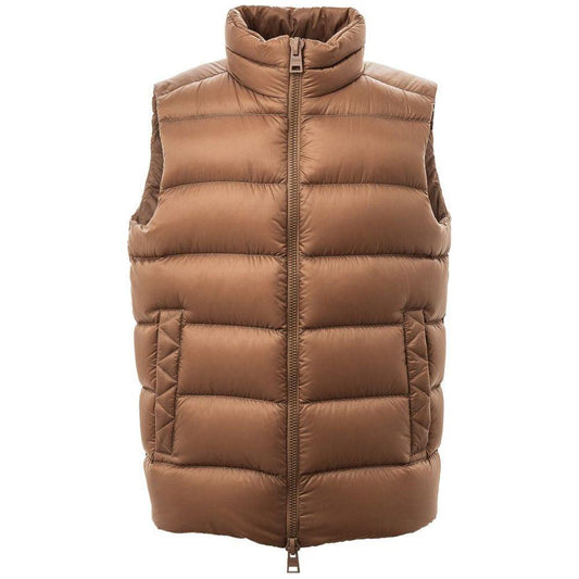 Herno Brown Polyamide Vest Herno