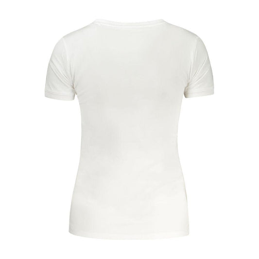 Guess Jeans White Cotton Tops & T-Shirt Guess Jeans