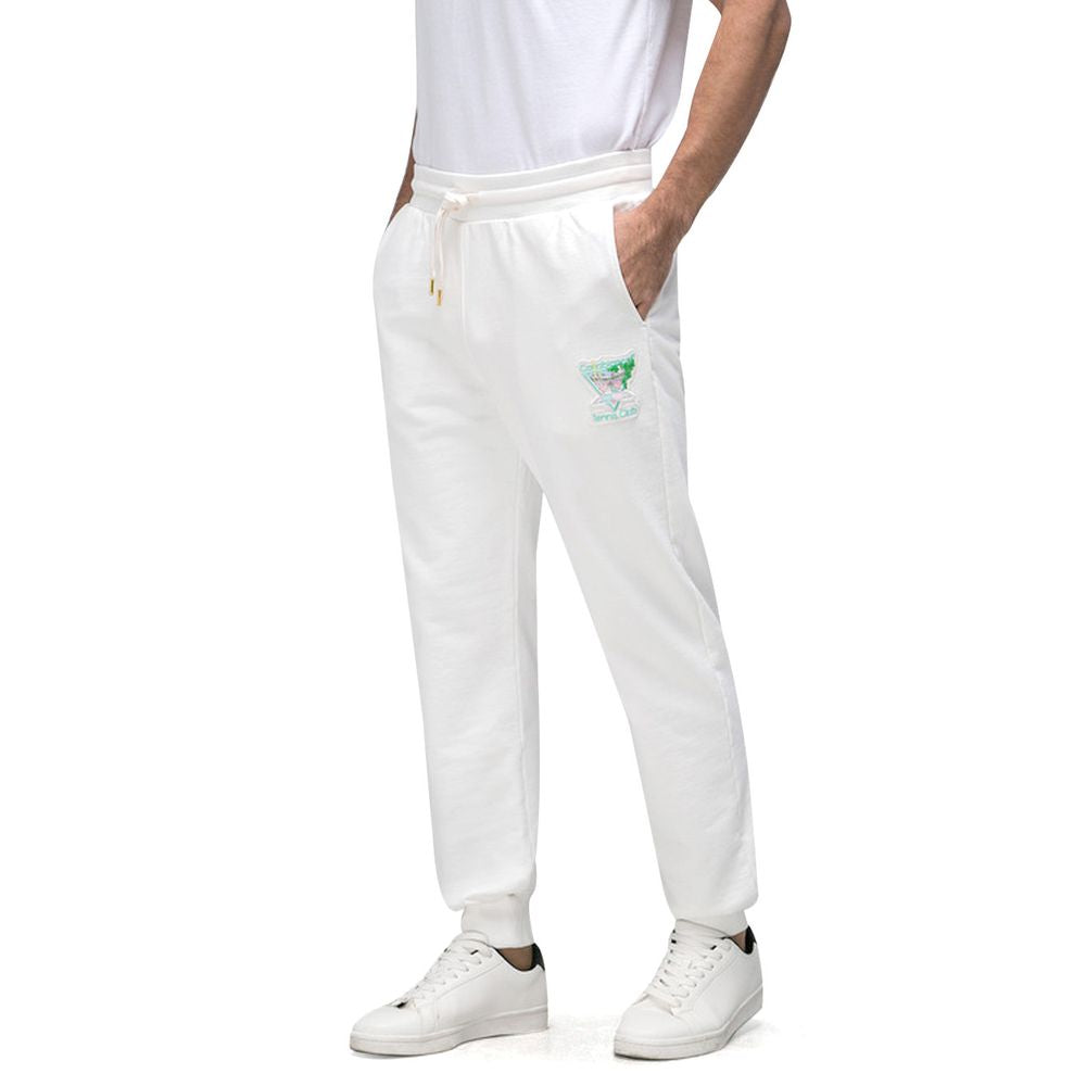 Casablanca White Cotton Jeans & Pant Casablanca