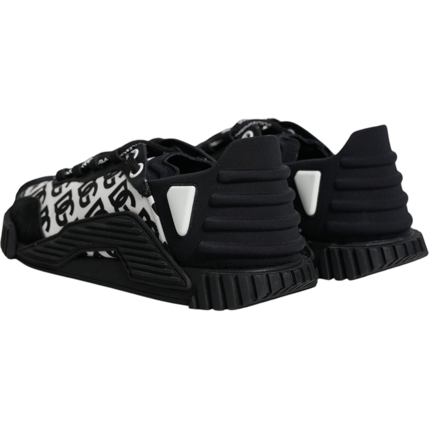 Dolce & Gabbana Black Logo Lace Up Low Top NS1 Sneakers Shoes Dolce & Gabbana