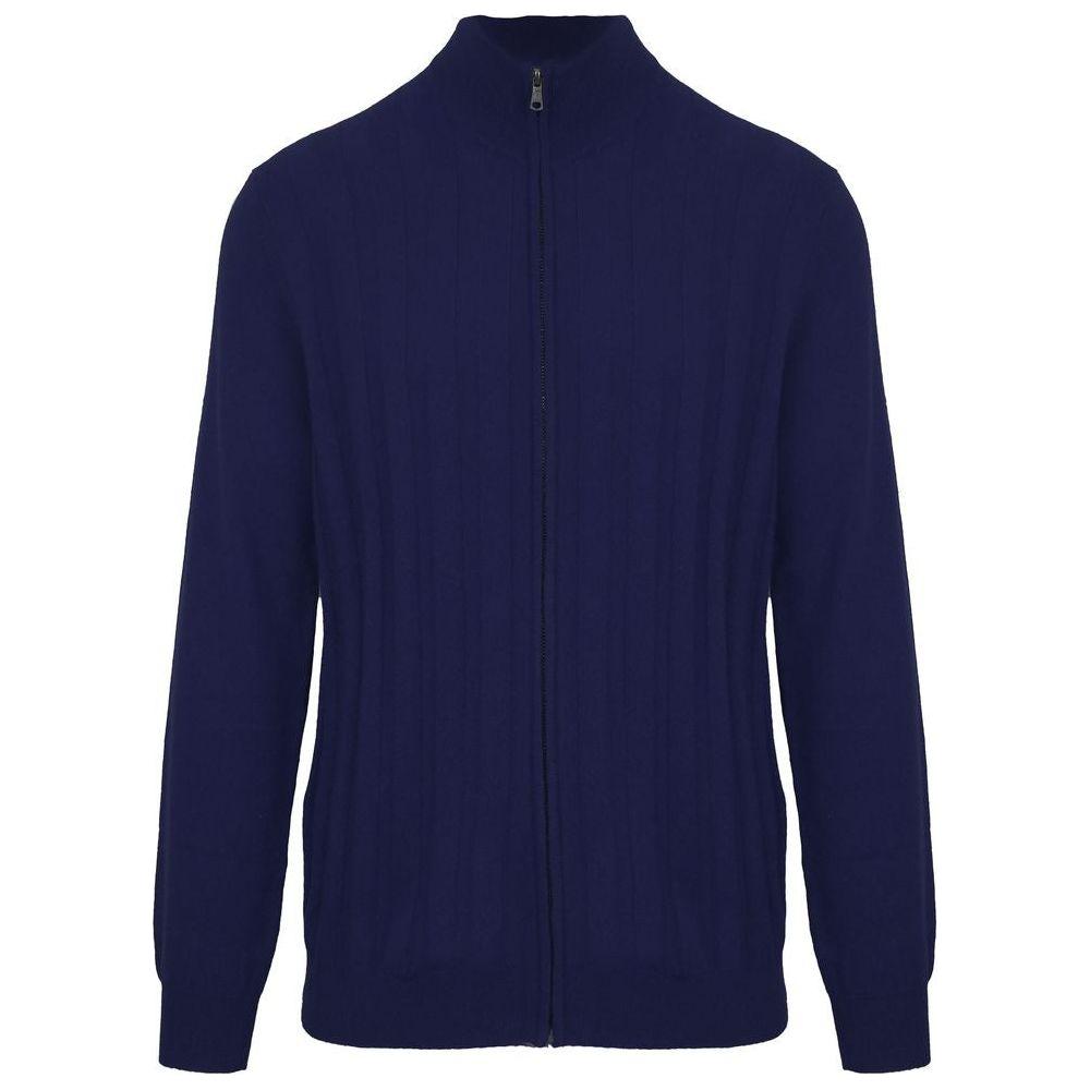 Malo Blue Wool Sweater Malo