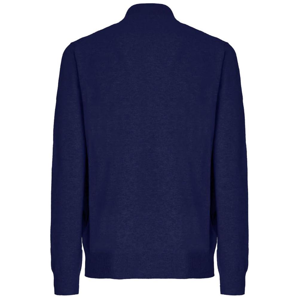 Malo Blue Wool Sweater Malo