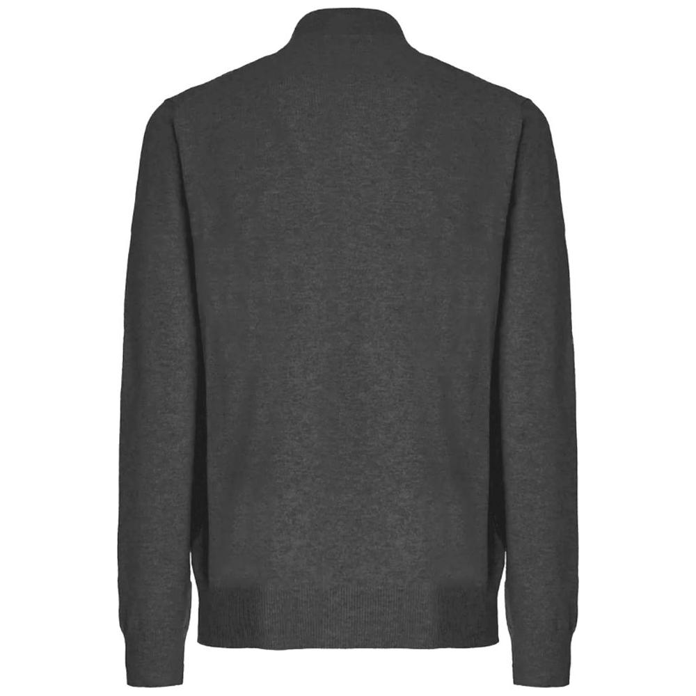 Malo Gray Wool Sweater Malo