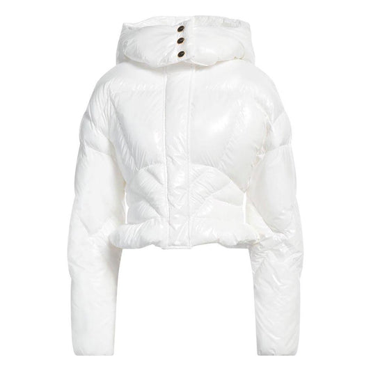 PINKO White Polyester Jackets & Coat PINKO