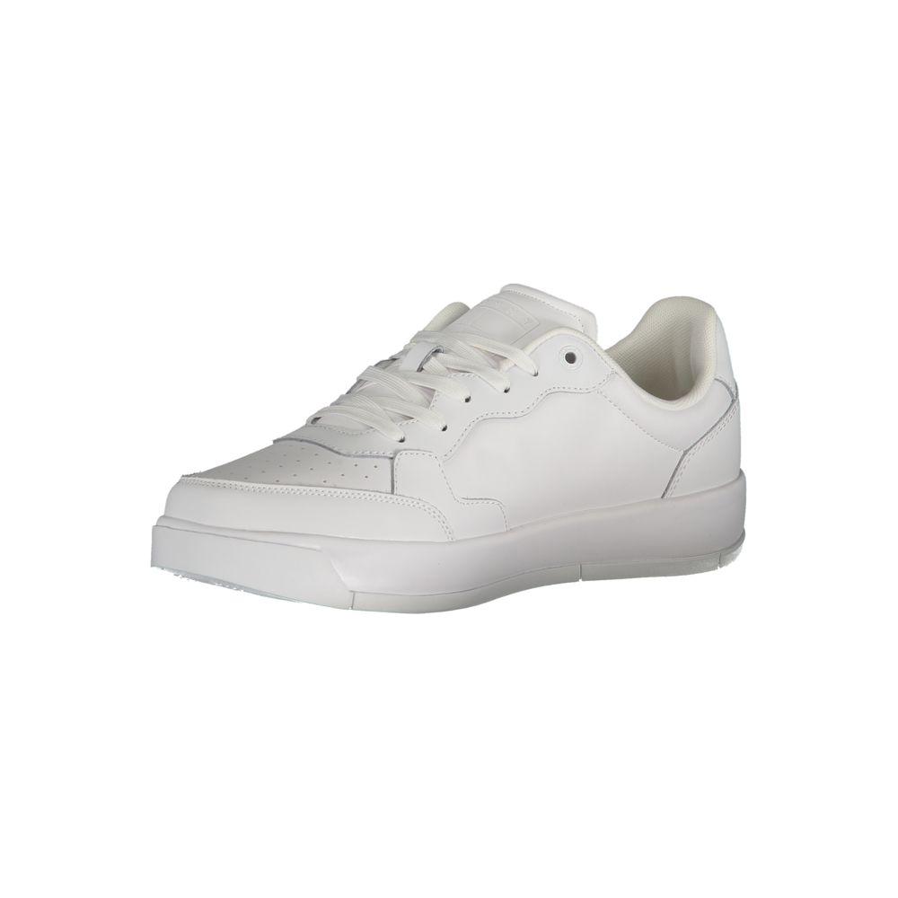 Tommy Hilfiger White Polyester Sneaker Tommy Hilfiger