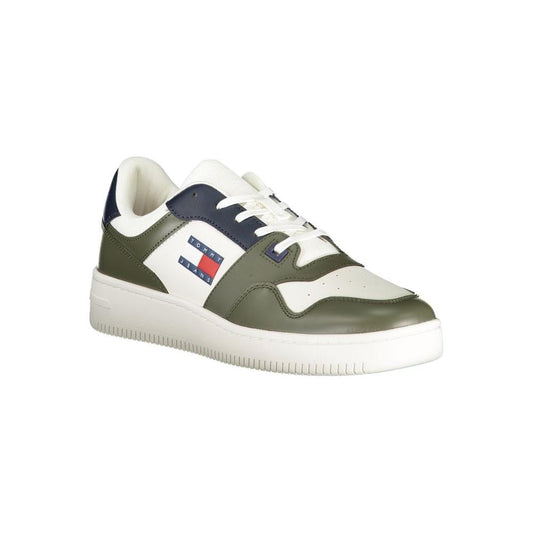 Tommy Hilfiger Green Polyester Sneaker Tommy Hilfiger