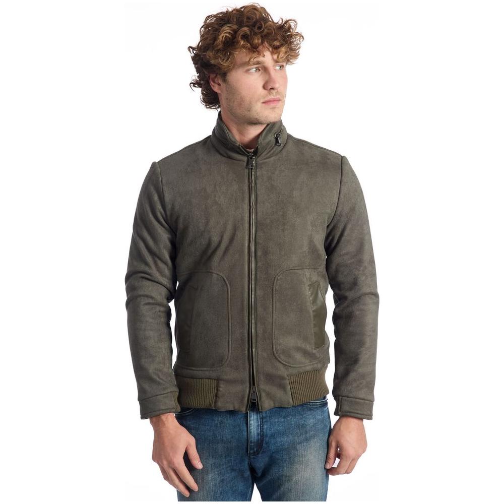 Roberto Pepe Luxury Green ECOMONTONE Jacket Roberto Pepe Luxury