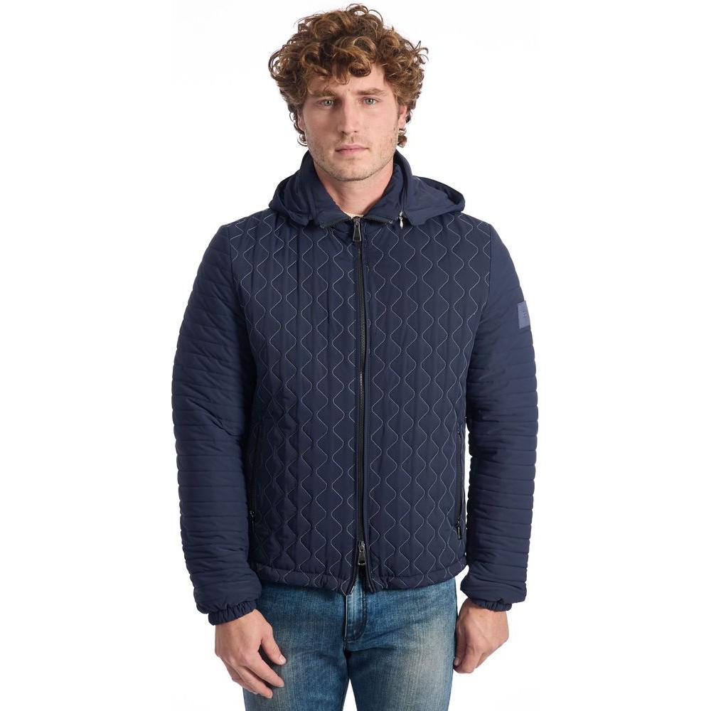 Roberto Pepe Luxury Blue ECOMONTONE Jacket Roberto Pepe Luxury