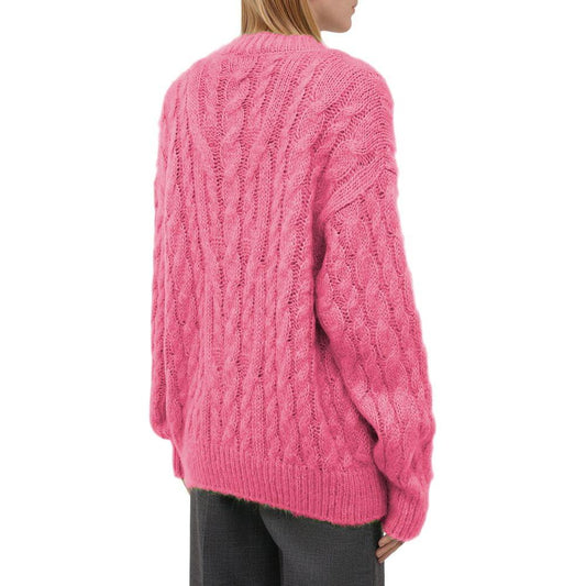 MSGM Pink Acrylic Sweater MSGM