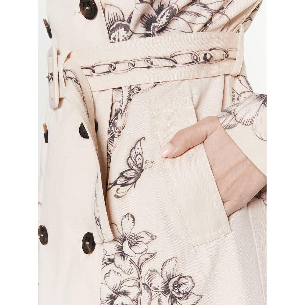 PINKO Beige Cotton Jackets & Coat PINKO