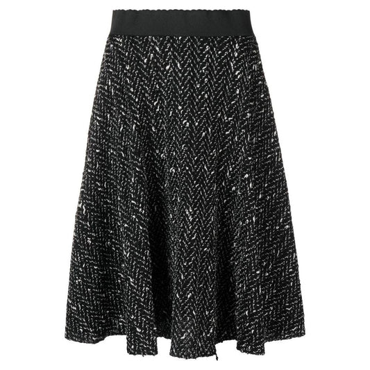 Dolce & Gabbana Black Wool Skirt Dolce & Gabbana