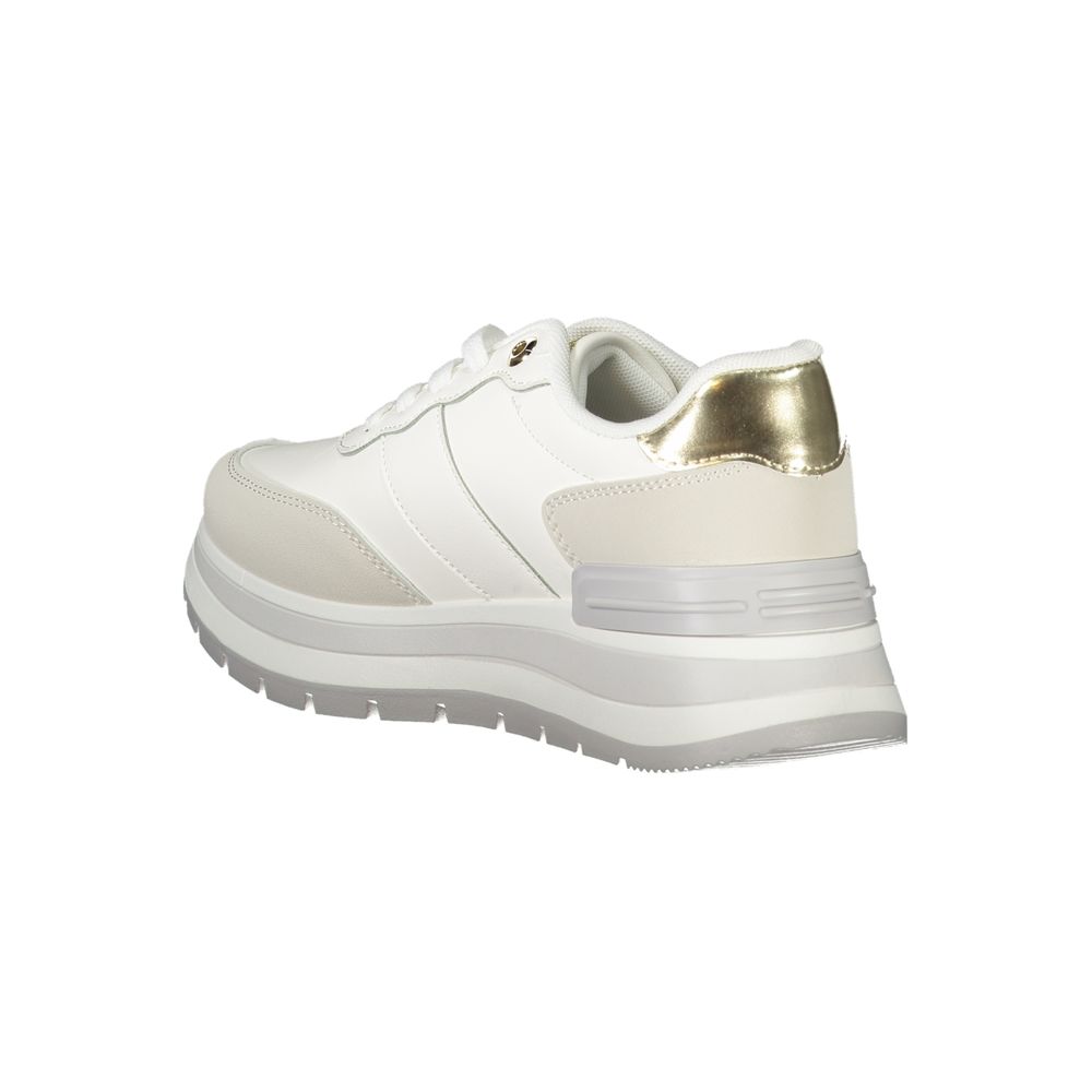 Laura Biagiotti White Polyester Sneaker Laura Biagiotti