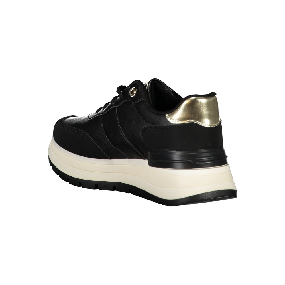 Laura Biagiotti Black Polyester Sneaker Laura Biagiotti