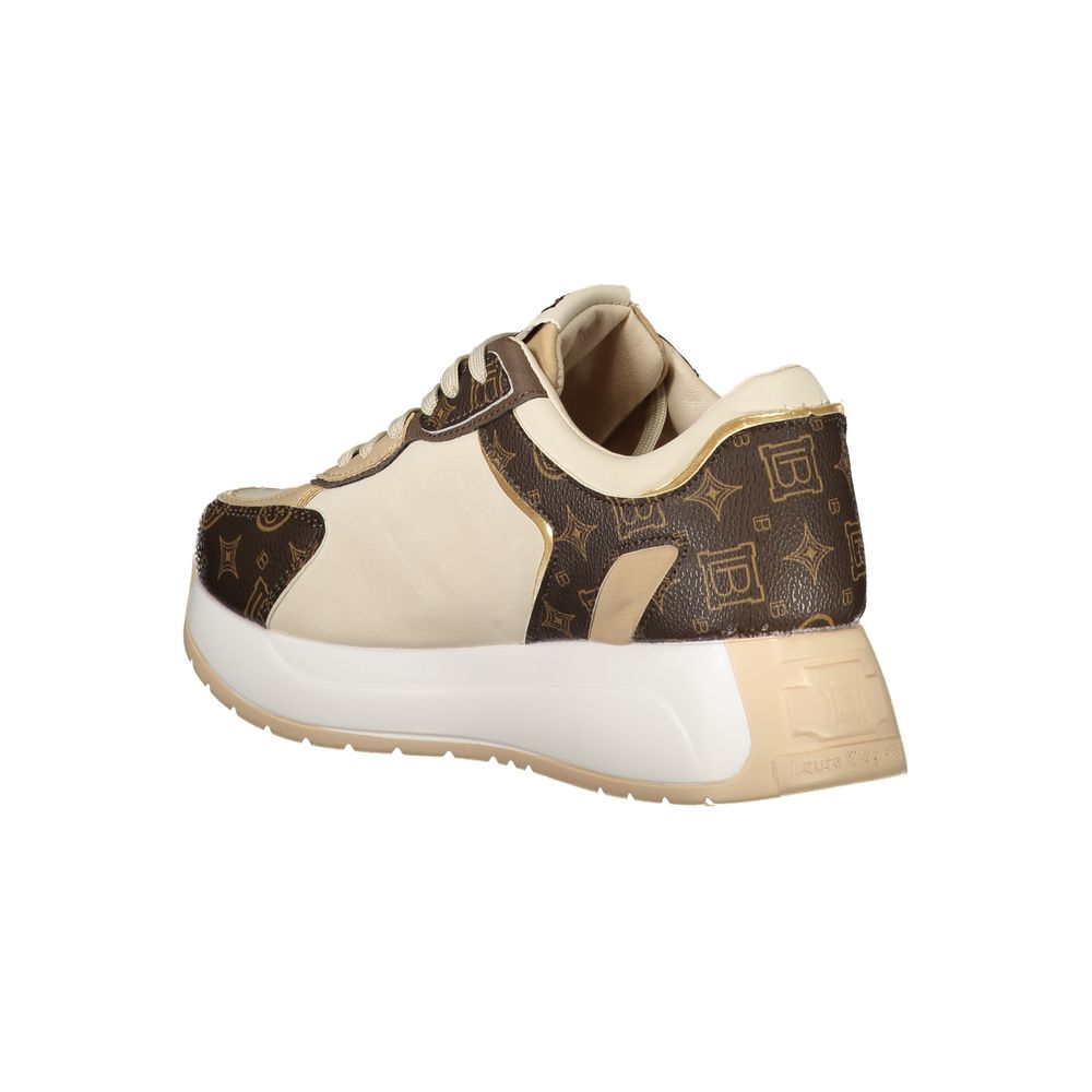 Laura Biagiotti Beige Polyethylene Sneaker Laura Biagiotti