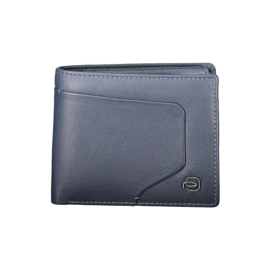 Piquadro Blue Leather Wallet Piquadro