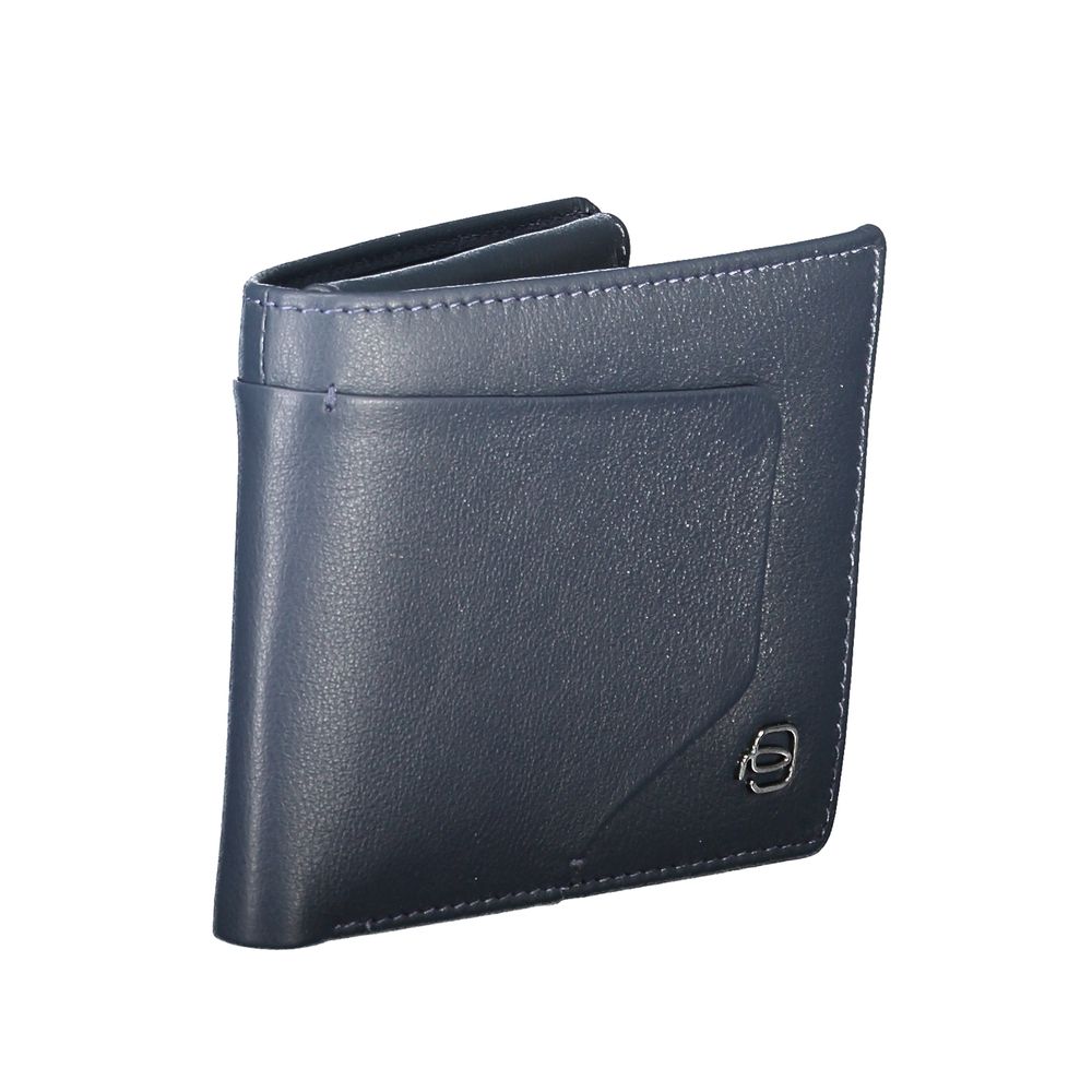 Piquadro Blue Leather Wallet Piquadro