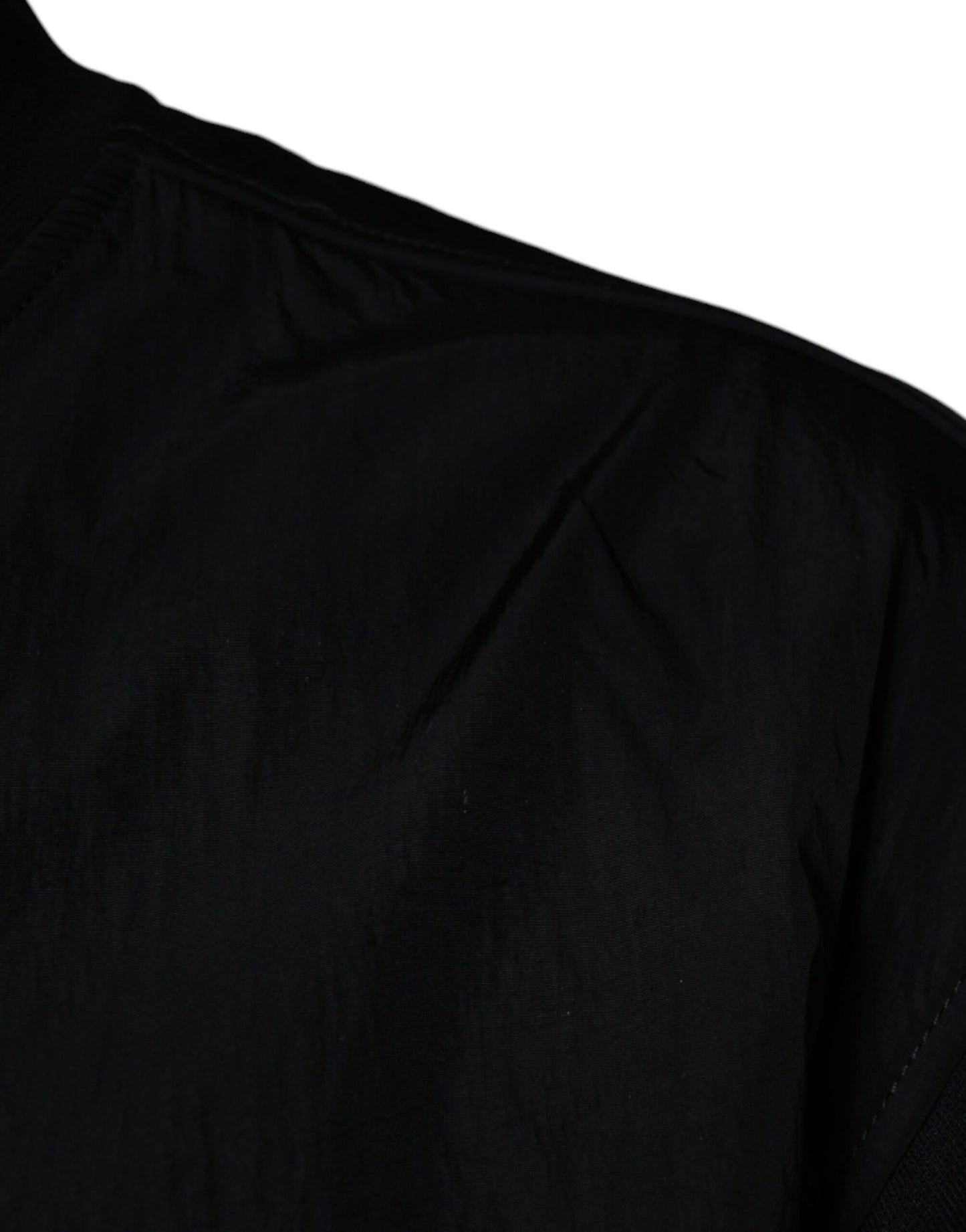 MSGM Black Cotton Full Zip Bomber Long Sleeves Jacket MSGM