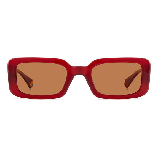 Polaroid Red Resin Sunglasses Polaroid