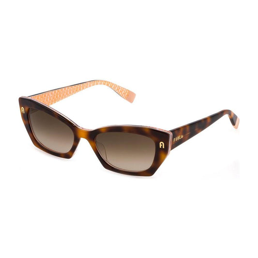 Furla Brown Plastic Sunglasses Furla