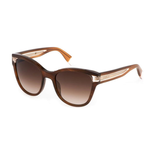 Furla Brown Plastic Sunglasses Furla