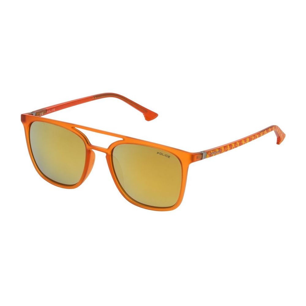 Police Orange Injected Sunglasses Police