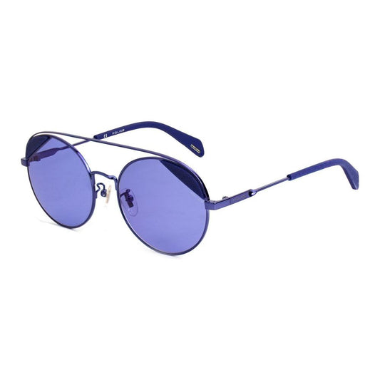 Police Blue Metal Sunglasses Police