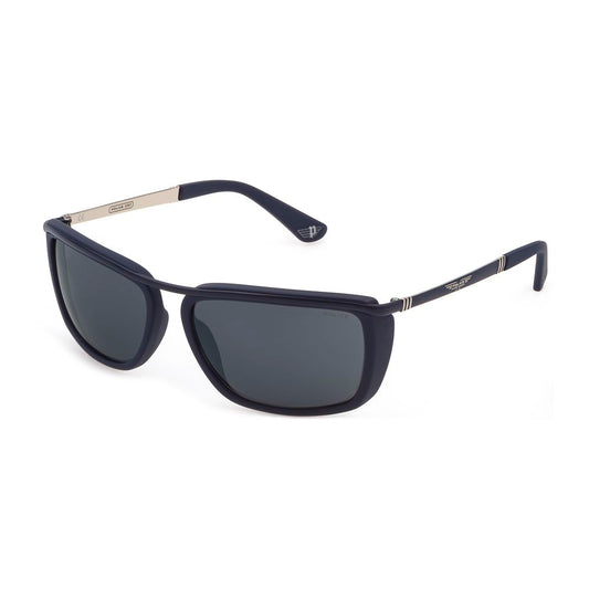 Police Gray Metal Sunglasses Police