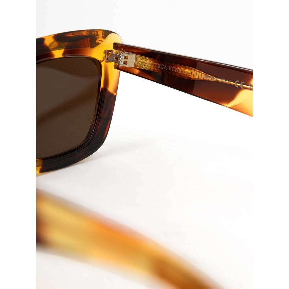 Bottega Veneta Brown Acetate Sunglasses Bottega Veneta