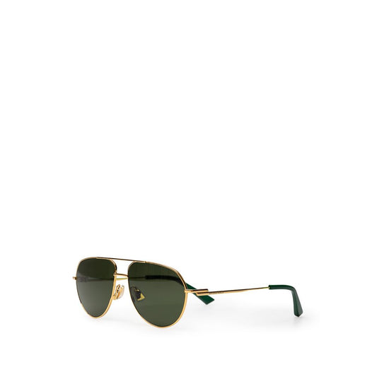 Bottega Veneta Gold Metal Sunglasses Bottega Veneta