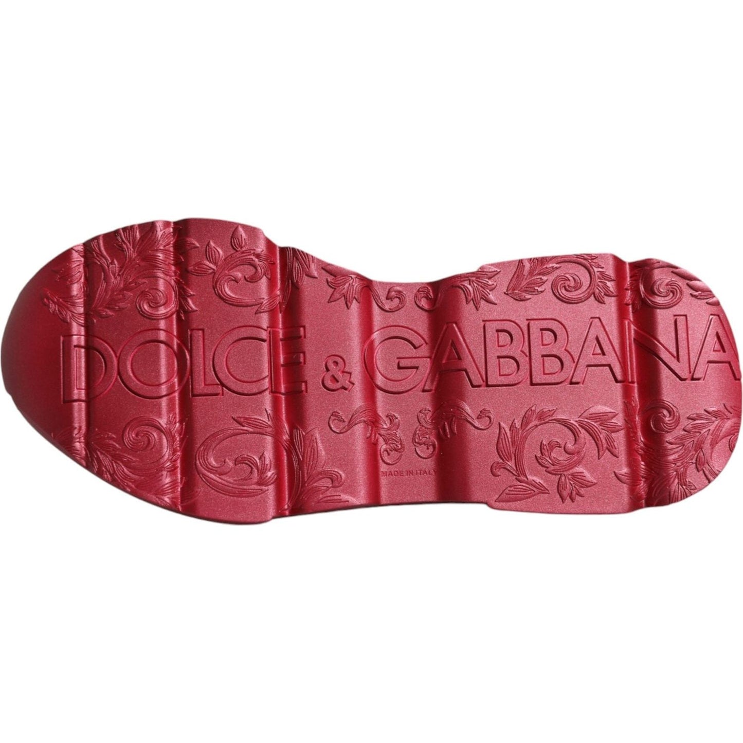 Dolce & Gabbana Red Daymaster Low Top Sneakers Shoes Dolce & Gabbana