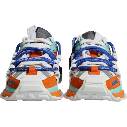 Dolce & Gabbana Multicolor Panelled Space Men Sneakers Shoes Dolce & Gabbana