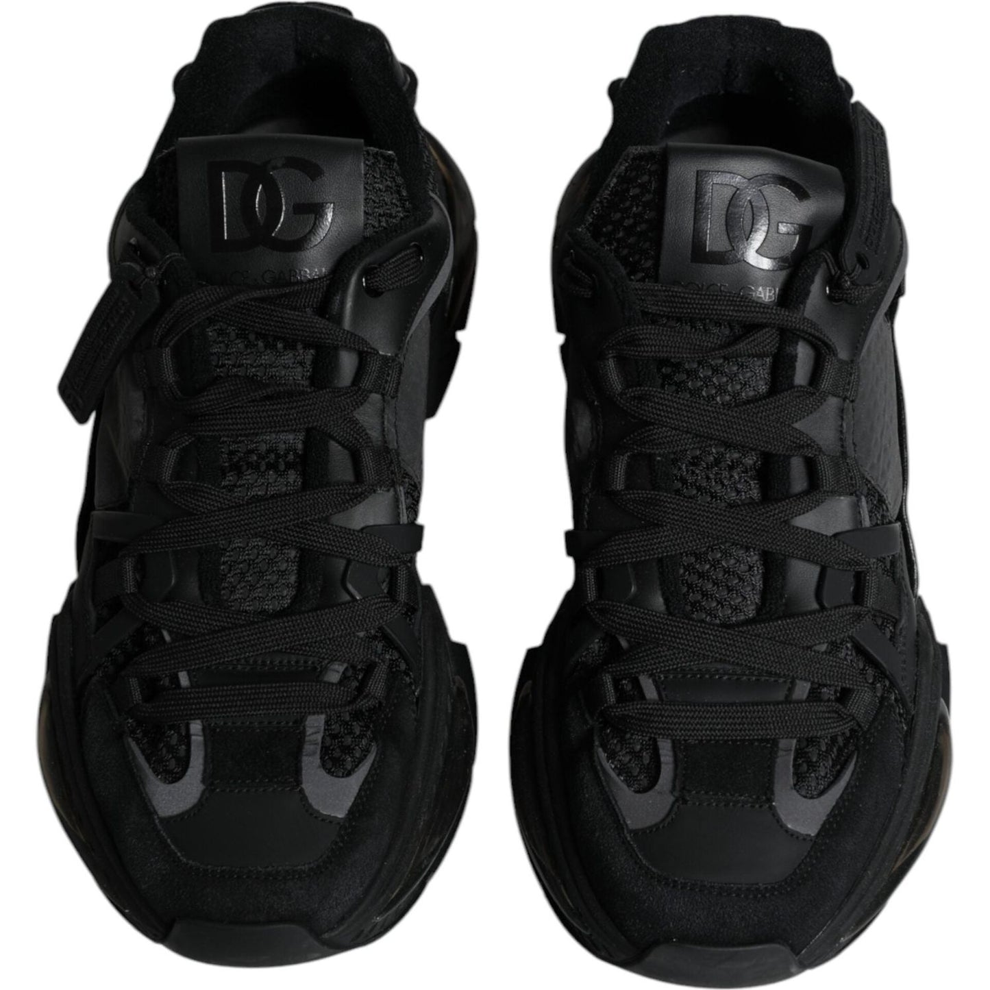 Dolce & Gabbana Black Airmaster Low Top Men Sneakers Shoes Dolce & Gabbana